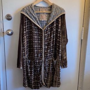 Johnny Was Velvet Hoodie